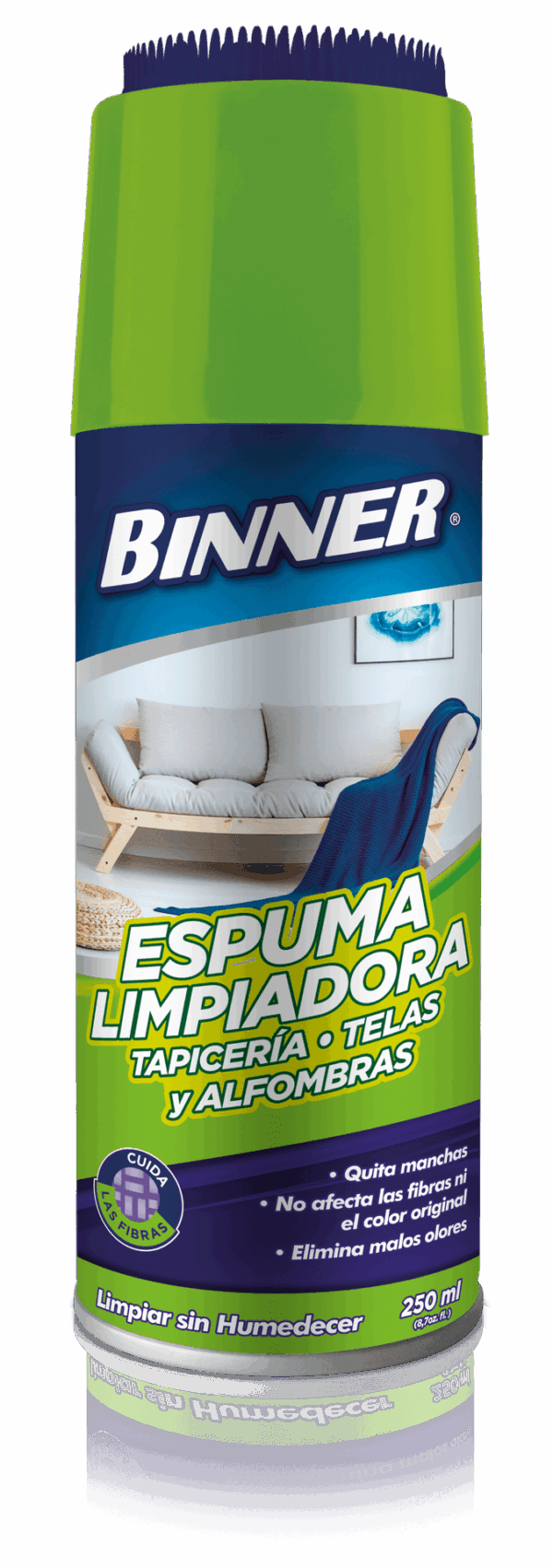 LIMPIA TAPICERIA ESPUMA 250ML BINNER(208243)
