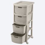 Cajonero Rattan 4G Taupe Rimax