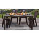MESA CELEBRITY 6 PUESTOS WENGUE COLPLAST