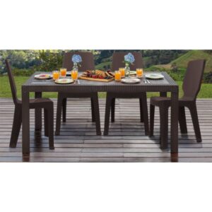 MESA CELEBRITY 6 PUESTOS WENGUE COLPLAST