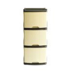 MUEBLE ORG RATTAN X 3 WENG/BEIGE RIMO