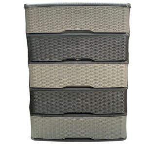 MUEBLE ORG RATTAN X 5 WGE AVELLANA RIMO