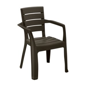 SILLA BARU CON BRAZOS WENGUE RIMAX (11937)