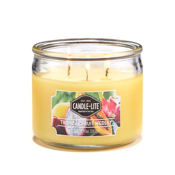 VELA 10 OZ TRES MECHAS TROPICAL FRUIT MEDLEY CANDLE LITE (1879099)