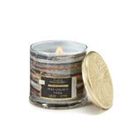 VELA 14 OZ TAPA DORADA PABILO EN MADERA MAHOGANY SAGE CANDLE LITE (4330703)