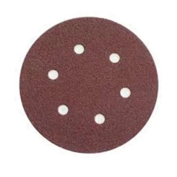 DISCO VELCRO ABRACOL ROJO 6 X 6 HUECOS GRANO 220 (RDVRO0220006)
