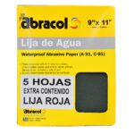 COMBO 50 LIJA ABRACOL 120 ( LIJADO EN AGUA (RPHLC0120000 + 5 LIJAS ROJA 150 EXTRACONTENIDO