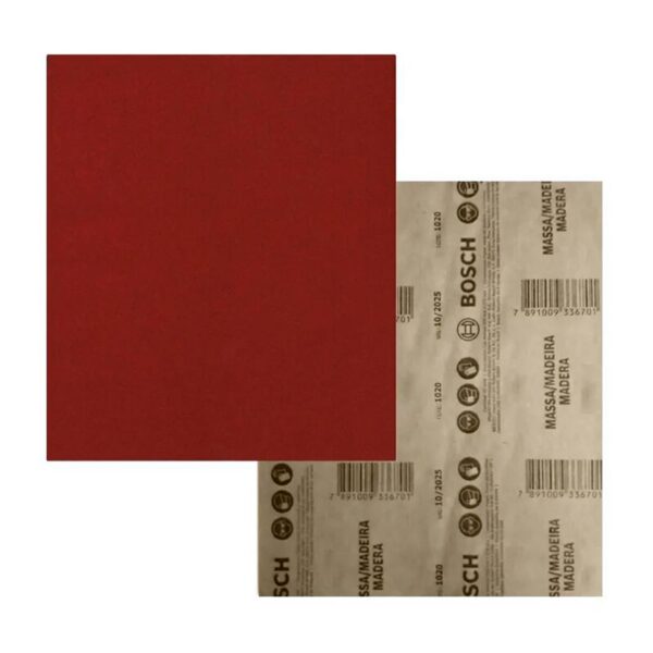 LIJA BOSCH ROJA 220 (LIJADO EN MADERA) (9617085409000)