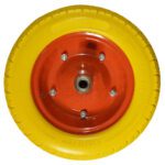 LLANTA BUGUI ANTIPINCHAZO AMARILLA CON RHIN T/PESADO 350-8  (CAP MAX 200-220 KLGS)(HT50146)