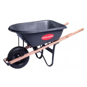 BUGUI HERRAGRO PLATON GRIS PLASTICO 5000 (100 LITROS (LLANTA ANTI PINCHAZO 3.5 (127300028