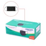 Mascarilla Tapa Boca Sms Termosellado 3 Capas Negro Importado (Caja x 50)