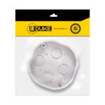 CAJA PLASTICA OCTAGONAL BLANCA CERTIFICADA PQT X 1 UDUKE