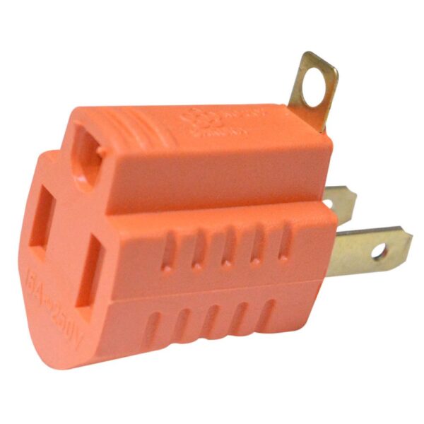 CONVERTIDOR POLO/TIERRA 3 A 2 FINO (SAKURA) NARANJA (RETIE-FL) (HT20333)