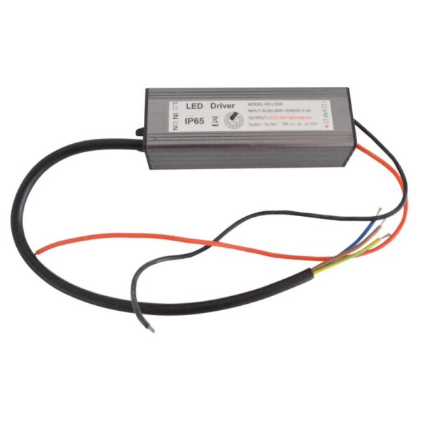 REPUESTO DRIVER/FUENTE PARA REFLECTOR LED ALTA POTENCIA 20W (HT20429)