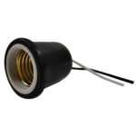 SOCKET CAUCHO INTEMPERIE FINO LOZA (JC502W) (RETIE-FL)(HT30517)