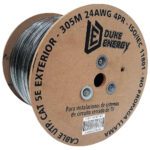 CABLE UTP NIVEL 5E EXTERIOR NEGRO X 305MTRS (60%COBRE-40%ALUMINIO)(HT1407)