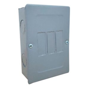Caja Breaker Metalica 3 Circuitos (X105)