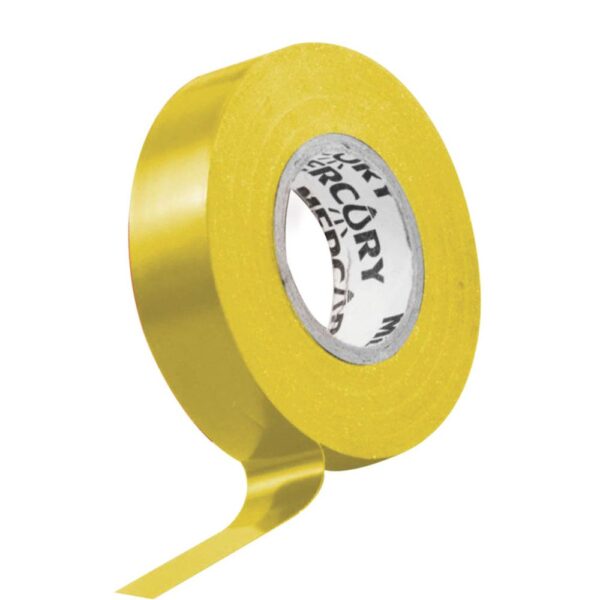 CINTA AISLANTE PEQUENA AMARILLA (PAQ X10) (5MTS) (ECA17) CERTIFICACION UL