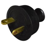 CLAVIJA  BIFILAR 2X20 PATA TRABADA KONTIKI 20 AMP (FC-4) RETIE