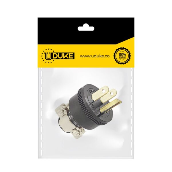 CLAVIJA POLO/TIERRA 15 A (C-003) PQT X 1 UDUKE