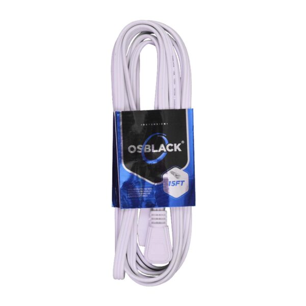 EXTENSION BLANCA TRIFASICA FINA X 15FT (WJ-C152 15FT)