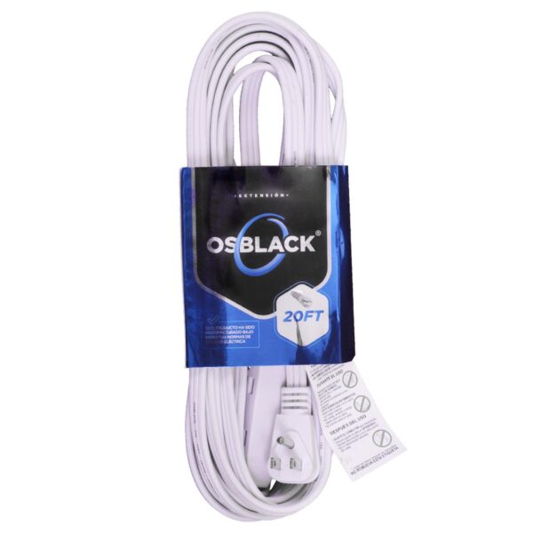 EXTENSION BLANCA TRIFASICA FINA X 20FT (WJ-C152 20FT)
