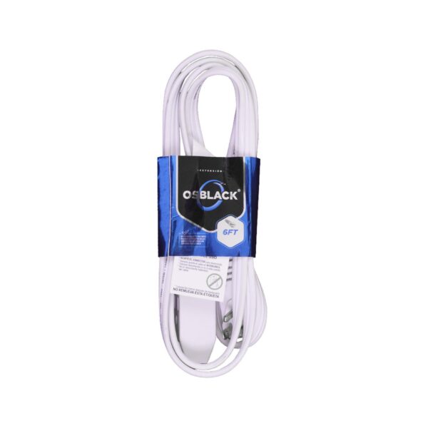 EXTENSION BLANCA TRIFASICA FINA X 6FT (WJ-C152 6FT)