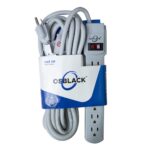 TOMA MULTIPLE X 6 CON CABLE 5 MTS ELECTRIC