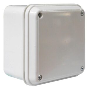 Caja Plastica Fina Profunda  con Tapa Induma para Camaras (10X10X7) (CERTIFICADA)(T1203-0005)