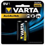 PILA 9V ALKALINA VARTA