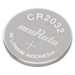 PILA MONEDA MURATA LITHIUM 3V CR2032 BLISTER X 5 (PRECIO X UNIDAD)
