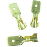 TERMINAL COBRE PLANA MACHO (DJ617-63B) (HT30073)(CAJITA X 100)