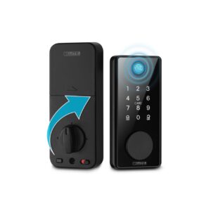CHAPA DIGITAL INTELIGENTE DE SOBREPONER ELITE LOCK 5 METODOS DE APERTURA (SL5000)
