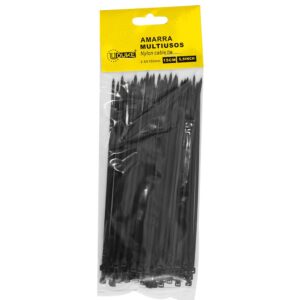 AMARRA PLASTICA UDUKE NEGRA 2.5X150MM (15 CM) (100 UNDS) (HT70031)