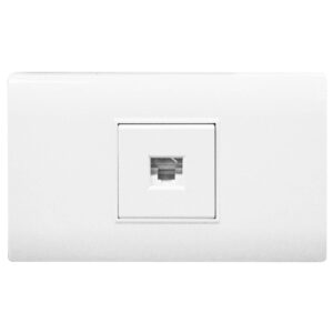 LINEA BK PLUS BLANCA INCRUSTAR TOMA LAN INTERNET (118K-27) (HT20687)