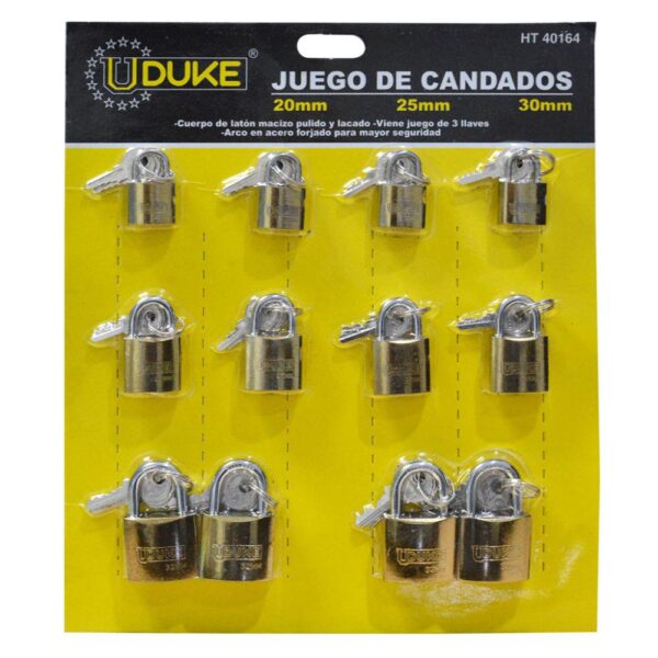 CANDADO CARTON UDUKE DORADO 20-25-30 (HT40164)
