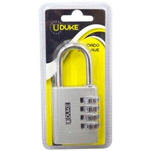 CANDADO CLAVE 40 MM 4 DIGITOS UDUKE COLORES SURTIDOS (HT90142)