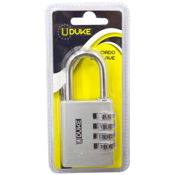 CANDADO CLAVE 40 MM 4 DIGITOS UDUKE COLORES SURTIDOS (HT90142)