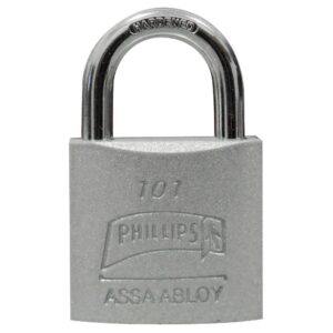 CANDADO PHILLIPS CROMADO OPACO 32 (YALE-ASSA ABLOY) (8853)
