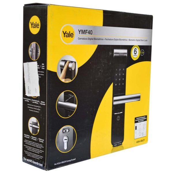 CHAPA DIGITAL YALE ACCESO POR HUELLA Y CODIGO YMF40 (0010953)