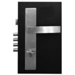 KIT CERRADURA DE EMBUTIR PALANCA 4 BULONES BARI YALE 62MM LLAVE-LLAVE (7071)