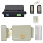 KIT CERRADURA ELECTRICA YALE 60MM IZQ 12V METAL Y MADERA CON CONTROL REMOTO (10791)