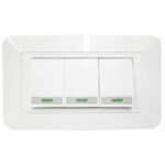 LINEA BK BLANCA INCRUSTAR SWICHE TRIPLE CONMUTABLE 110-220 (118Z-03 -3WAY) (RETIE-FL)(HT20337)
