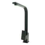LLAVE LAVAPLATOS MONOCONTROL ACERO INOXIDABLE CUADRADA PLANA NEGRA UDUKE (HT2040)