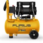 COMPRESOR TANQUE 24LTS 120PSI LIBRE DE ACEITE Y SILENCIOSO(FC124S)