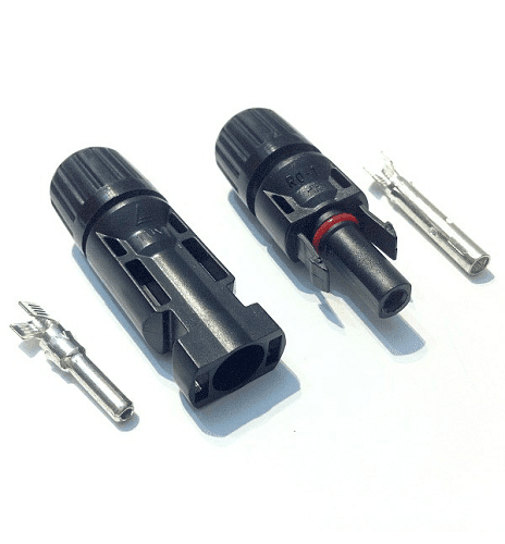 SET DE CONECTORES SOLAR MC4 SENCILLO REF: 678