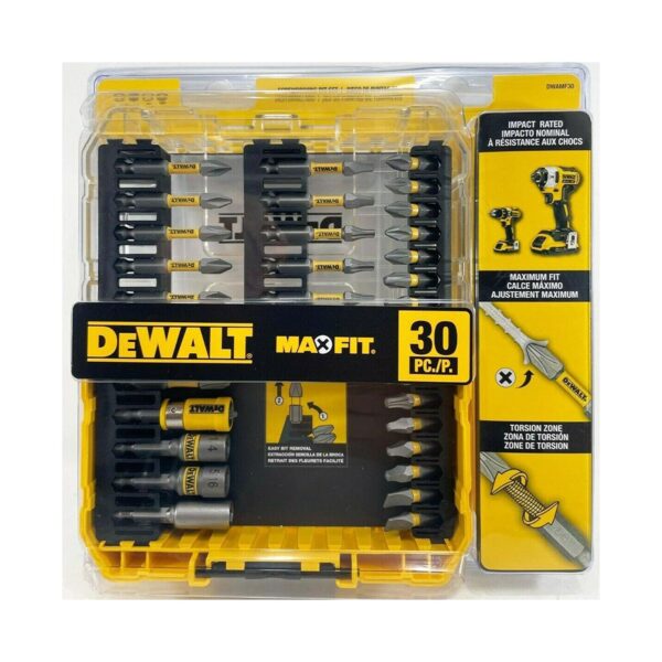 PUNTAS TALADRO DEWALT X 30 ESTUCHE (JUEGO) (DWA2SLS30)(DWAMF30)