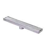 REJILLA SIFON PISO INVISIBLE ACERO INOXIDABLE 6.8x60CM UDUKE (HT1602)