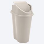 PAPELERA STYLE TV 2,5 L TAUPE RIMAX