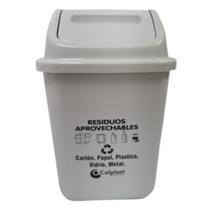 PAPELERA VAIVEN 14 LT - BLANCO